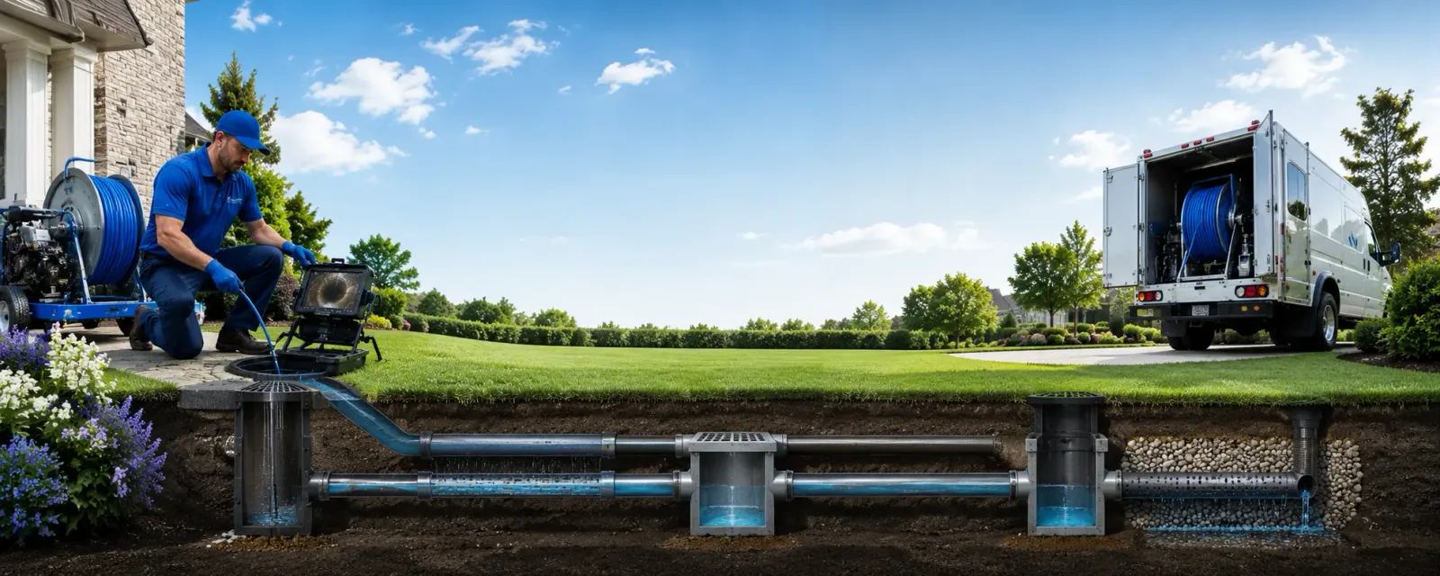 Outdoor drain cleaning information for Greenwich, NY